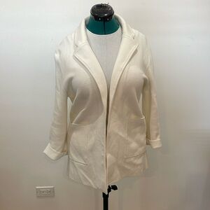 Quince cotton knit blazer